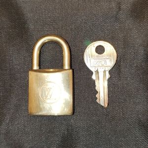 Authentic Louis Vuitton Vintage 208 Lock and Key